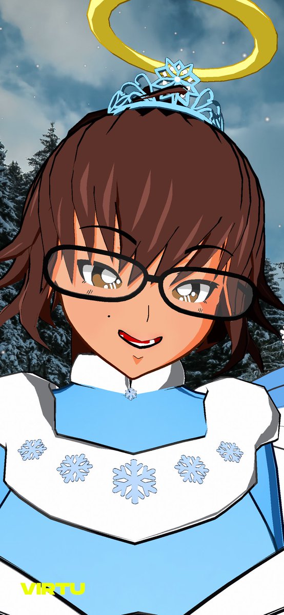Kana_Fuyuko's tweet photo. I was able to achieve an anime-like lighting set up thanks to VIRTU’s light setting and keeping MToon. I look very nice! Even my wings also pop up more on VIRTU now! Thank you devs! #Vtuber #ENVtuber #VIRTU https://t.co/wBYXlGbYup