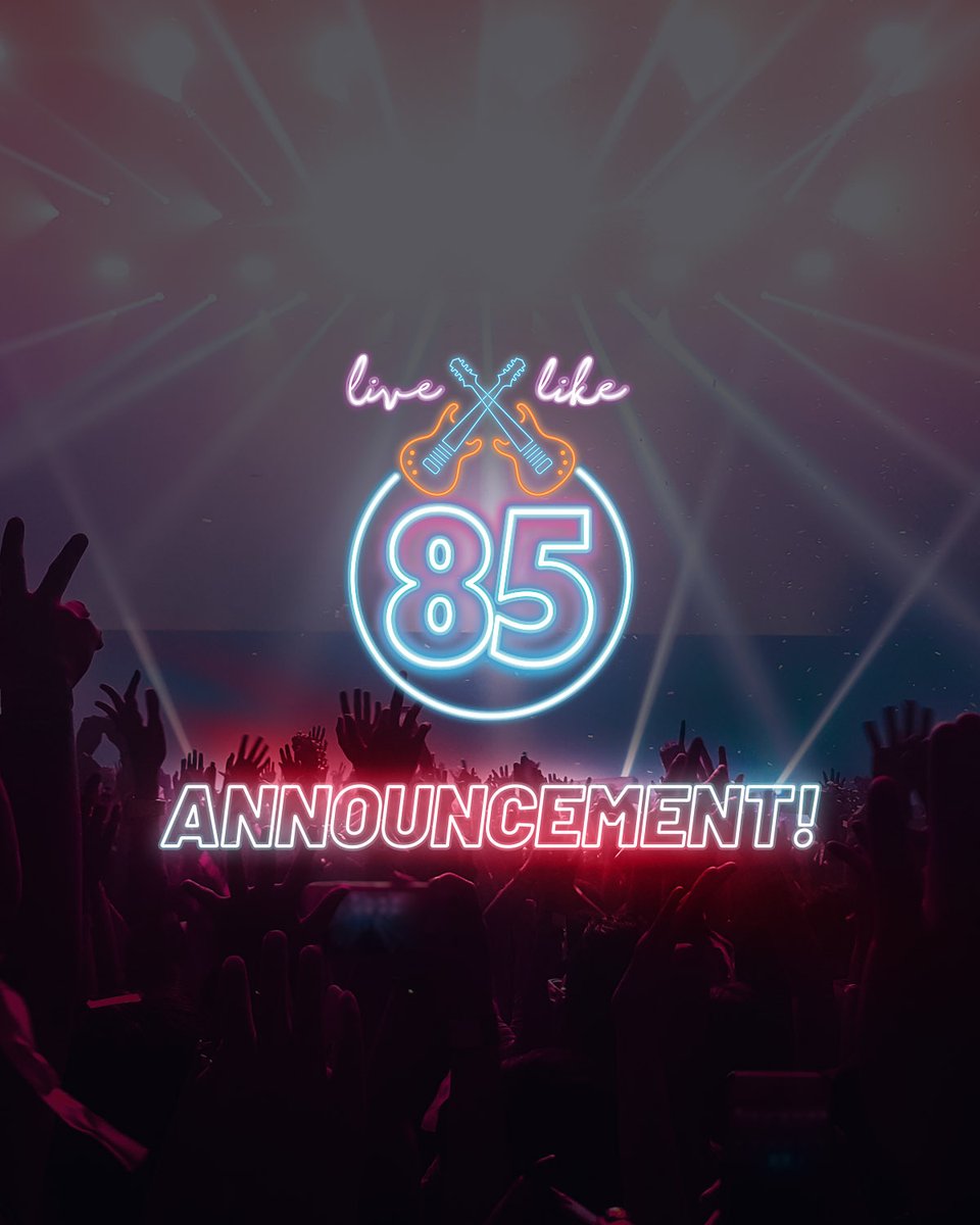 LiveLike85's tweet photo. π£ EXCITING ANNOUNCEMENT π£
We've seen you in our DMs and we'll be launching an exciting offer this Bank Holiday weekend π
Make sure to keep your eyes peeled on our socials to join us for an ULTIMATE TRIBUTE FESTIVAL TO THE 1980s π
#NorthEastMusic #MusicFestival #80sTribute https://t.co/9cWsqt2EfB