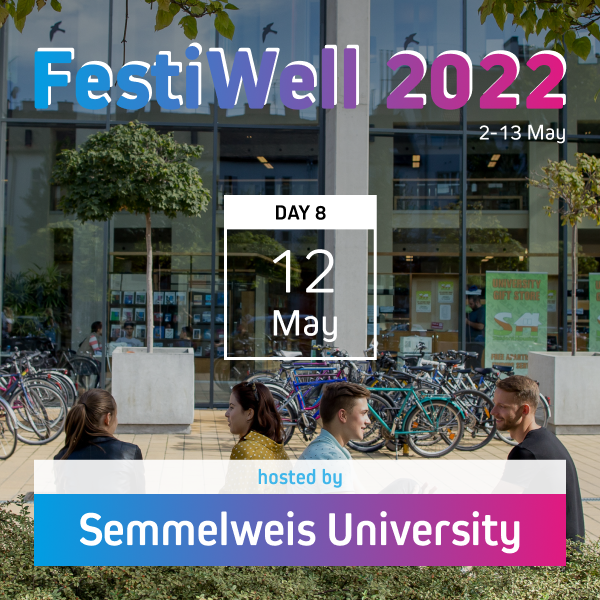 EUni_Well's tweet photo. 🇭🇺Day 8 of #FestiWell is hosted by @semmelweishu on 12 May focusing on #sustainability in #healthcare.
⭐️Highlights include the next #EUniWellOLS event by @twit_PAG & a @NetworkUnica webinar on how #EuropeanUniversities approach #wellbeing!
🔗More info:https://t.co/vdZILHkOAv https://t.co/dIYWJ2VbV9