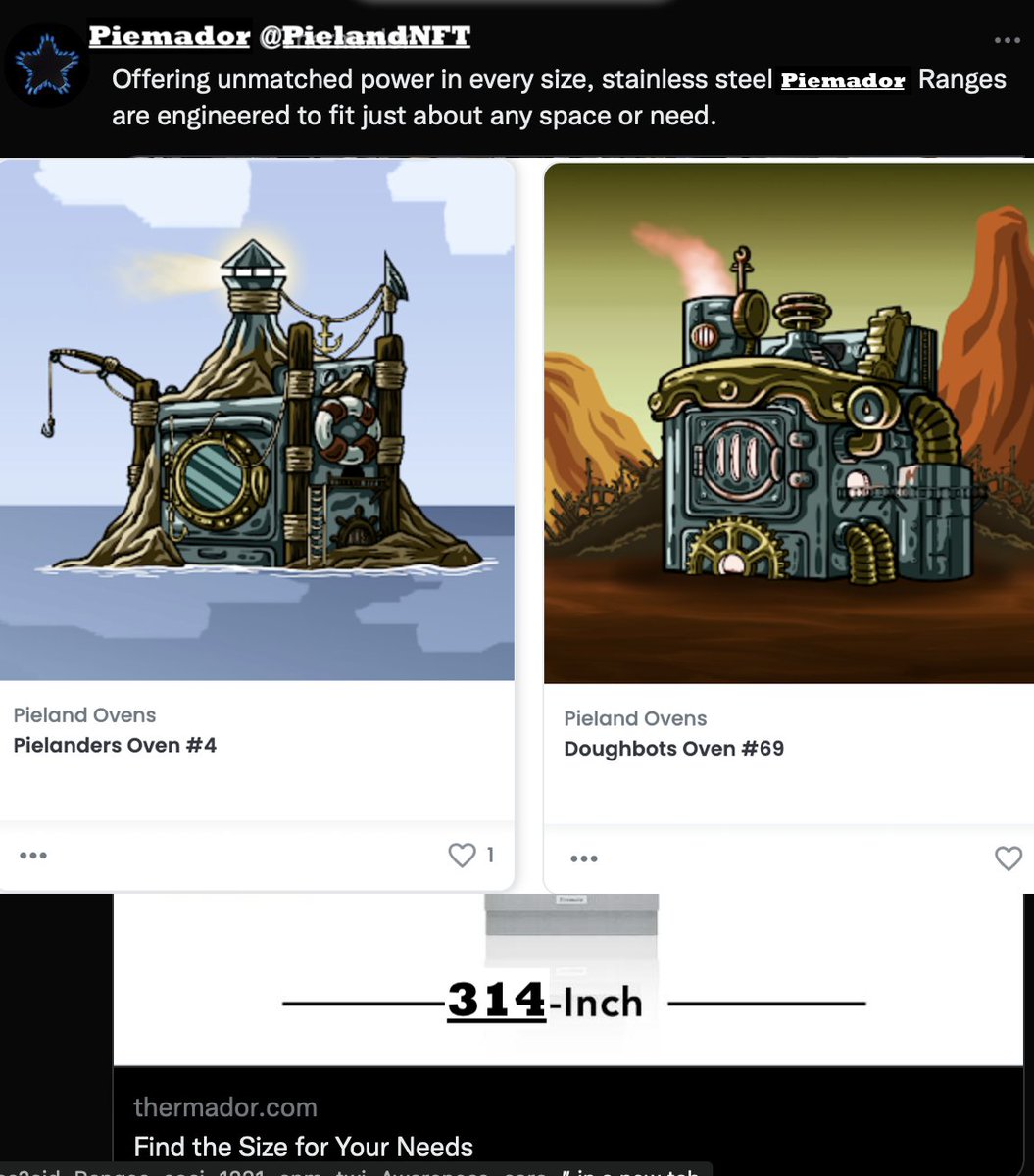 CapietainCook's tweet photo. @PielandTPG @PielandNFT #PieLanders Oven #Doughbots Oven. And just in case the Pirates need a range to cook with @PiratesMeta
I got the best numbers as well ☠️💀😜💀☠️ https://t.co/WFOSDacd0I