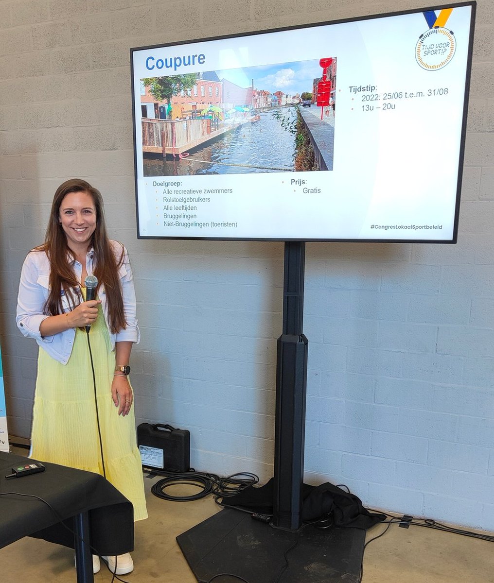 LouiseDelputte's tweet photo. Presenteren op het Sportcongres van @NetwerkLokSport ✔️
De 2-daagse zit erop. Op terugweg met minder stem, grotere wallen en o zoveel ervaringen en kennis rijker! En al die interessante mensen die ik mocht ontmoeten. Zo dankbaar 🙌
#CongresLokaalSportbeleid @SportBrugge https://t.co/0uvic0B5me