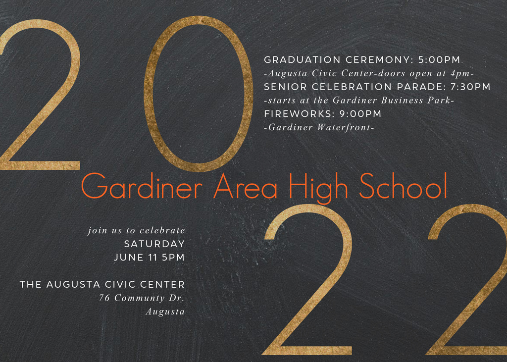 Graduation information, please share: