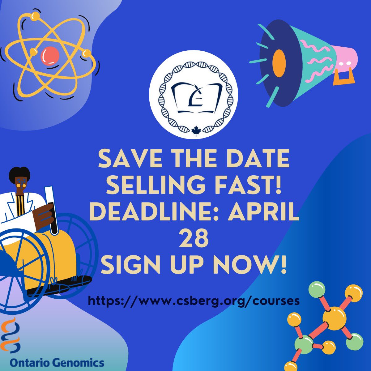 CSBERG📖 (@synbiocsberg) on Twitter photo 🚨LAST DAY TO SIGN UP.🚨
Hurry up, if you have not registered yet.
csberg.org/course-enrollm…
#startup #iGEM #incubation #tech #scientists  #implementation  #science #innovation #innovate #canada #STEM #entrepreneurship #saveyourspot #biotech  #syntheticbiology #synbio #education 🚨LAST DAY TO SIGN UP.🚨
Hurry up, if you have not registered yet.
csberg.org/course-enrollm…
#startup #iGEM #incubation #tech #scientists  #implementation  #science #innovation #innovate #canada #STEM #entrepreneurship #saveyourspot #biotech  #syntheticbiology #synbio #education