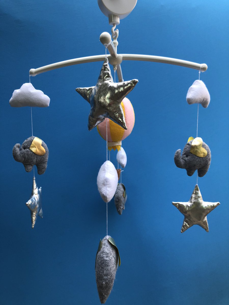 Bed bell mobile for nursery.