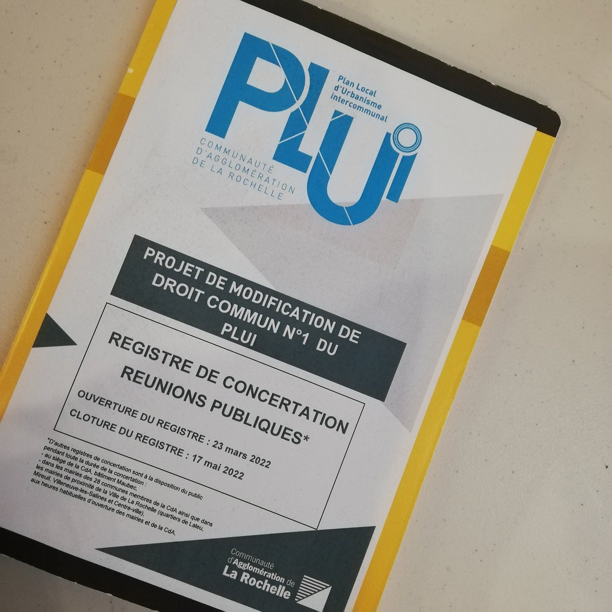 AggloLR's tweet photo. 4ème réunion publique sur la modification du #PLUi de @AggloLR à #NieulsurMer avec les communes de #SaintXandre, #LHoumeau, #Marsilly et #Esnandes. Prochains RDV le 9 mai à @Chatelaillon - espace Beauséjour et le 11 mai à #LaRochelle - salle des fêtes de Villeneuve-les-Salines. https://t.co/yXXDPfcgSR