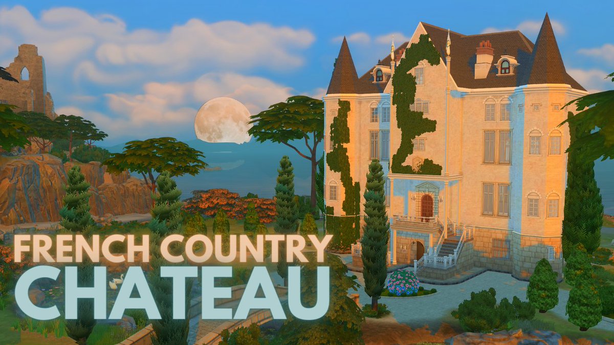 KiwiSimsKate's tweet photo. ๐ New speed build alert!
My Chateau for @jubiesims #TS4ColossalCastleCollab ๐ฆข
Link to YouTube ๐ฝ
https://t.co/AC9MGww3qU
#TheSims #Sims4 #ShowUsYourBuilds
@Sims_ANZ @cozyislandcrew @TheSimmersSquad @TheSims @TheSimCommunity @simmersdigest @SimmedUpMag @HumansOfTheSims https://t.co/Zr5ZEjvP7Y