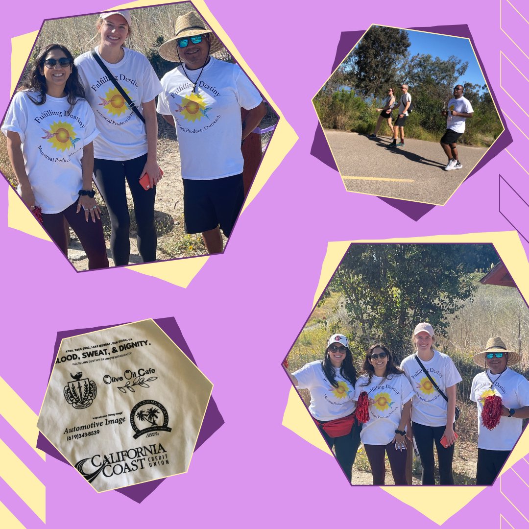 PeriodWDignity's tweet photo. Good morning from Fulfilling Destiny! Thank you to everyone who organized, sponsored, and came out for our Blood, Sweat, and Dignity Marathon! We are so humbled and grateful to have so many of you support and stand with us in our mission to end period poverty! https://t.co/IGfTYgc6qj