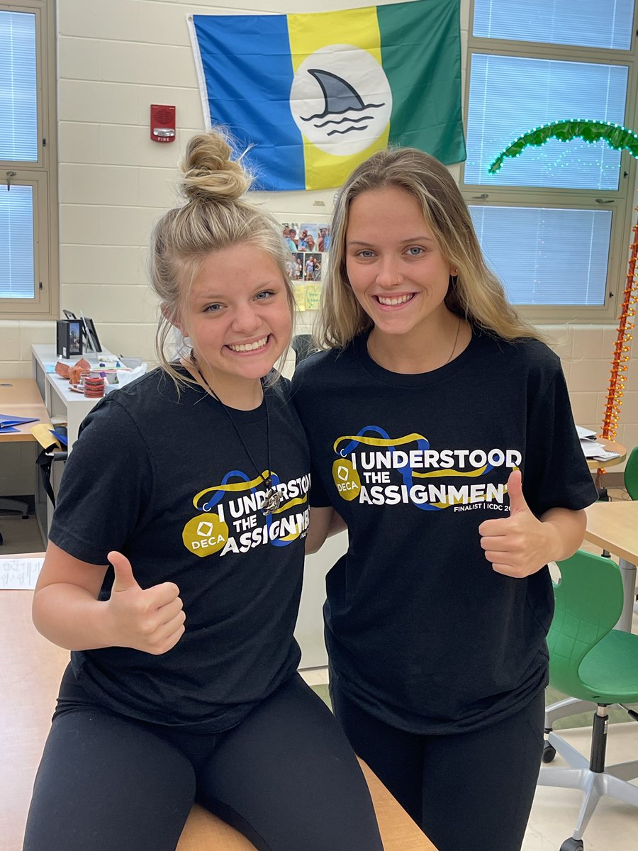 NORTHMONTDECA's tweet photo. Sporting those finalist shirts today!! They understood the assignment!! #decaicdc #decafinalist https://t.co/iDGiMLqO3b