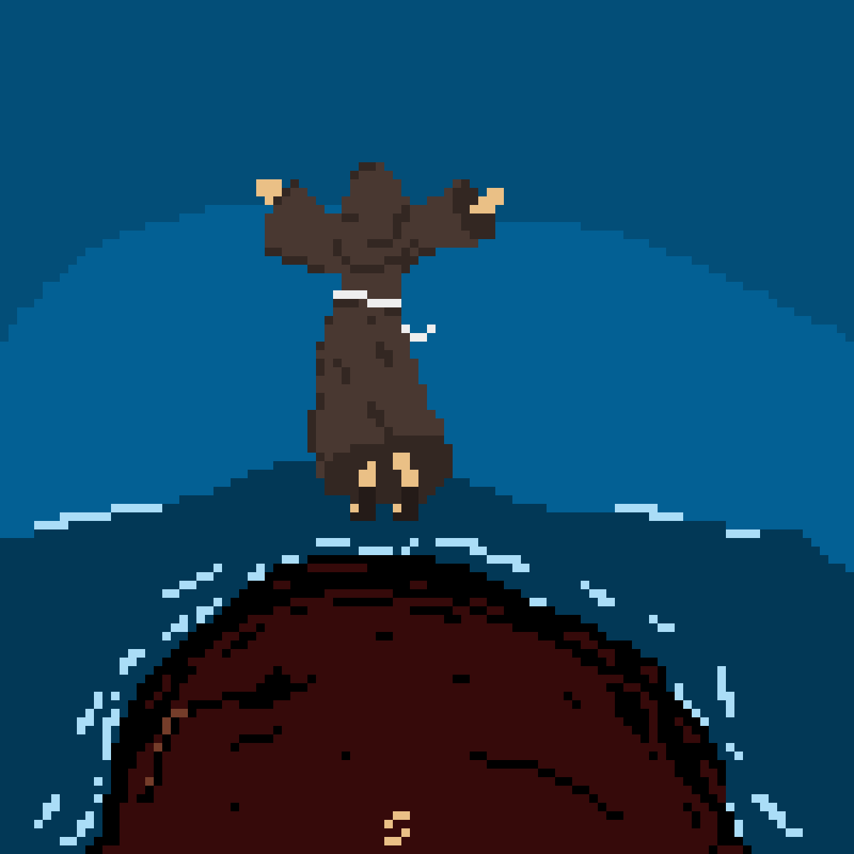 AxlTrautsGames's tweet photo. The friar's jump.
Based on a local legend.
#Chorrillos #TheHurriedCollection #pixelart #pixilart
#dive #pixel_Dailies @Pixel_Dailies https://t.co/BXGuKptq6T