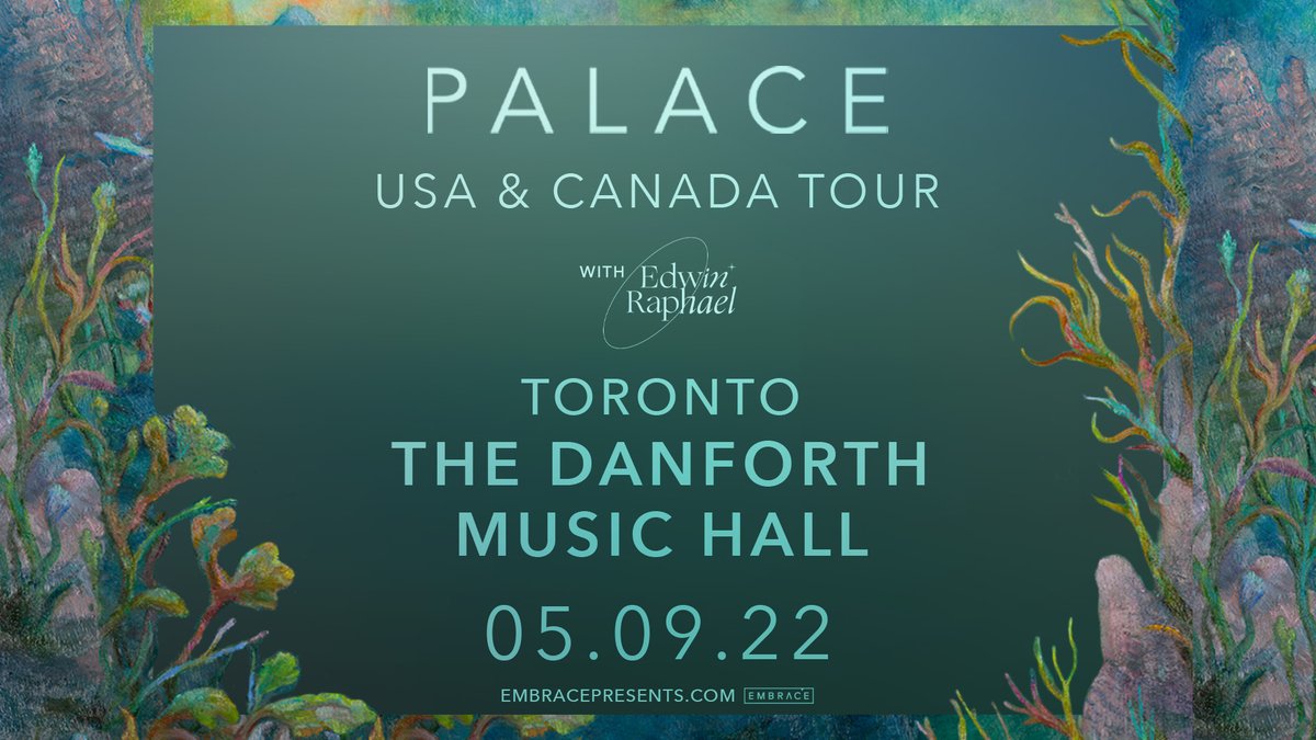 EmbracePresents's tweet photo. JUST ADDED: Canadian indie singer-songwriter #EdwinRaphael will be joining Palace at the Danforth Music Hall on May 9th! Tickets are still available online!
🎟https://t.co/oA3VnR62fB https://t.co/w8JDGvusNK