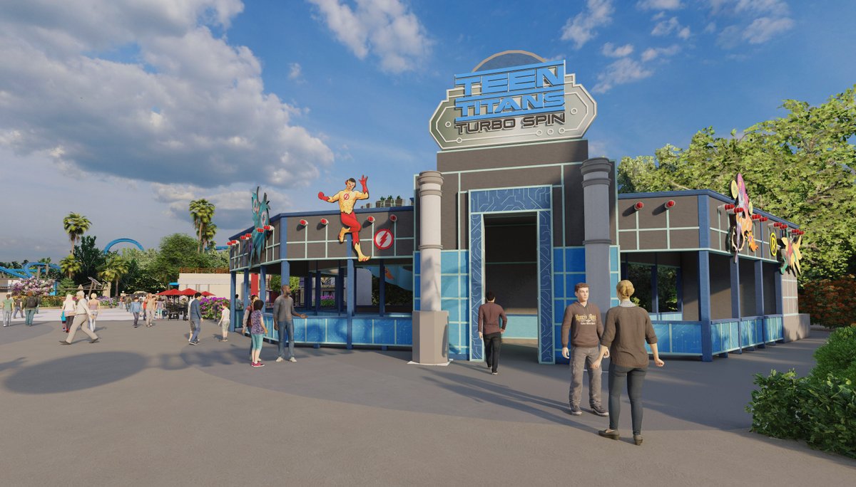 SFMagicMountain's tweet image. Introducing: The newly designed DC UNIVERSE home of WONDER WOMAN Flight of Courage, BATMAN The Ride and the newly themed TEEN TITANS Turbo Spin
#NationalSuperheroDay #ThrillCapitaloftheWorld #MySixFlags #SixFlagsMagicMountain
bit.ly/3LtkyMK
