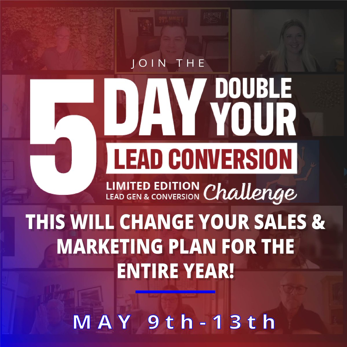 #realestateagents 

Join the FREE Double Your Lead Conversion Challenge by clicking bit.ly/3EDhrPU 

Here’s What You’ll Learn:
✅ Day 1: Mindset and Motivation
✅ Day 2: Database Marketing 
✅ Day 3: Unlimited Listings
✅ Day 4: Video Marketing
✅ Day 5: Building a Team