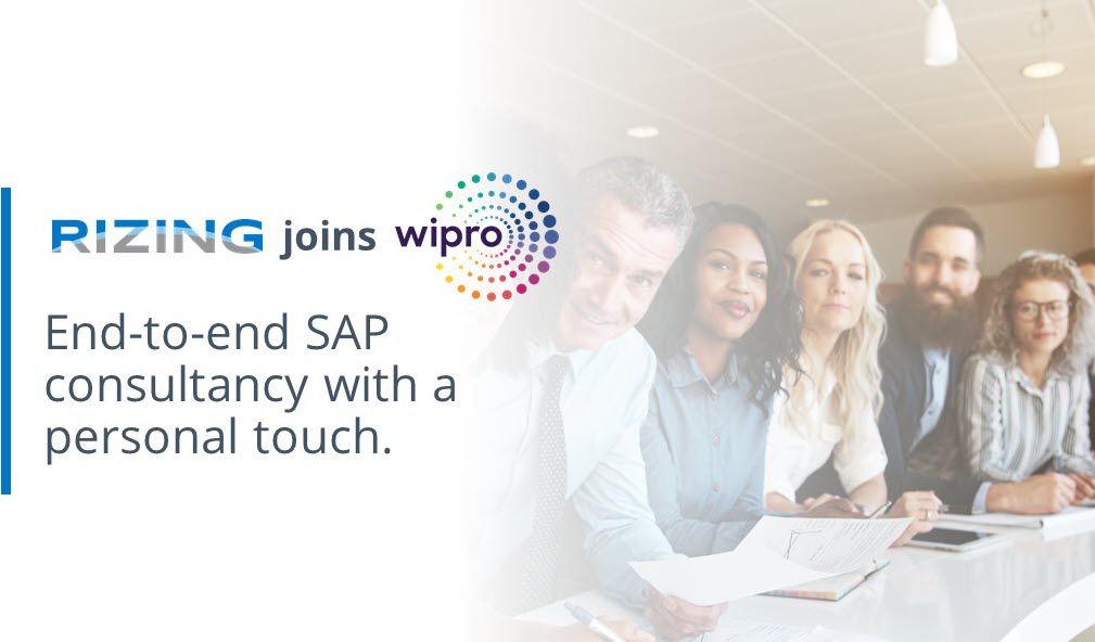 .<a href="/RizingLLC/">Rizing</a> is joining <a href="/Wipro/">Wipro</a> to create an #SAP and #digitaltransformation powerhouse with deep industry experience, strategic consulting capabilities, global reach, and scale to solve SAP’s most complex #businesstransformation challenges.#Successfactors 
okt.to/mUA5fd