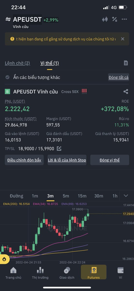 Mãi cay vì chốt non #ape