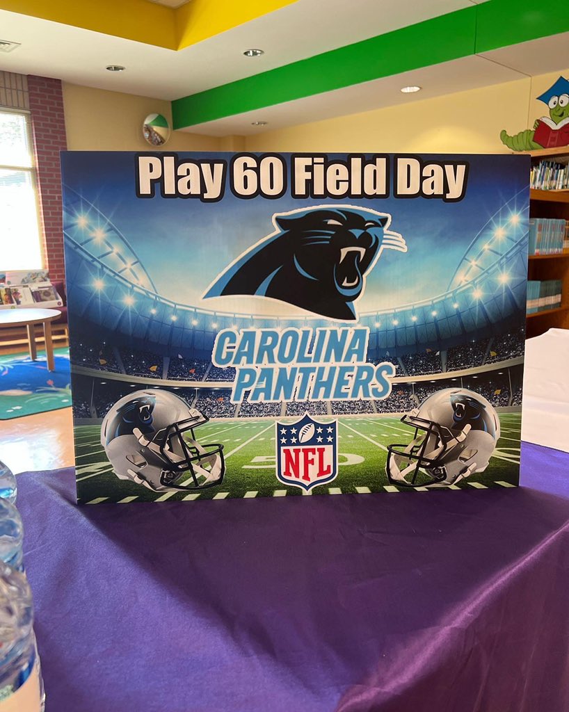 FLONC's tweet photo. Today, First Lady Cooper spent time at Westarea Elementary School in Fayetteville to celebrate Month of the Military Child. The Carolina Panthers also joined us for their “Play 60 Field Day” event! 🇺🇸 https://t.co/zt3B7dTP3C