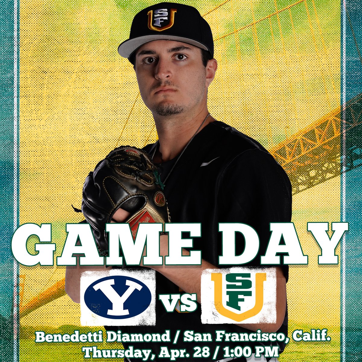 GAME DAY on the Hilltop!

🆚BYU
⏰1:00 pm
📺: bit.ly/3vT61TZ
📊: bit.ly/3krxuH2
🎟️: bit.ly/3LDMaig

#USFDons | #WCCsports