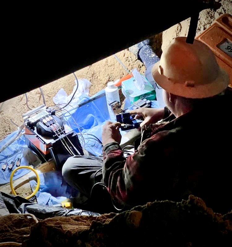 OCG_Fiber's tweet photo. See below for some emergency repairs we have done this week.

04/26/22

Our Fiber cable was struck by a contractor in Long Island, and OCG's team was out there within less than a few hours. Thanks to our team at OCG, service was back up and at full capacity within the same day. https://t.co/y0SzwCc1Df
