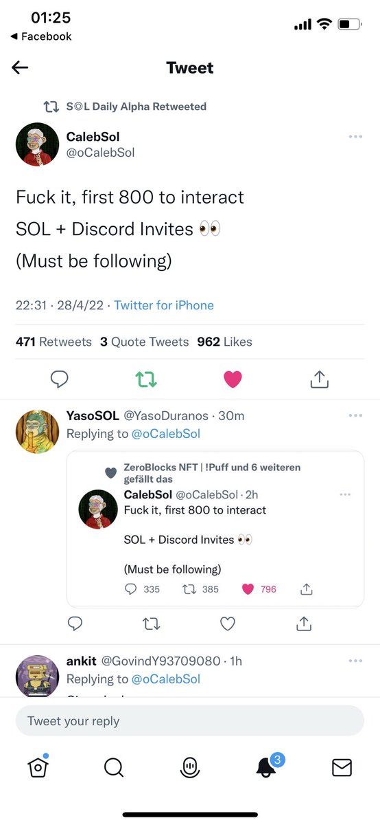 JemNFTs's tweet photo. @calebsol @SolDailyAlpha Done https://t.co/4KU6OQvLe9