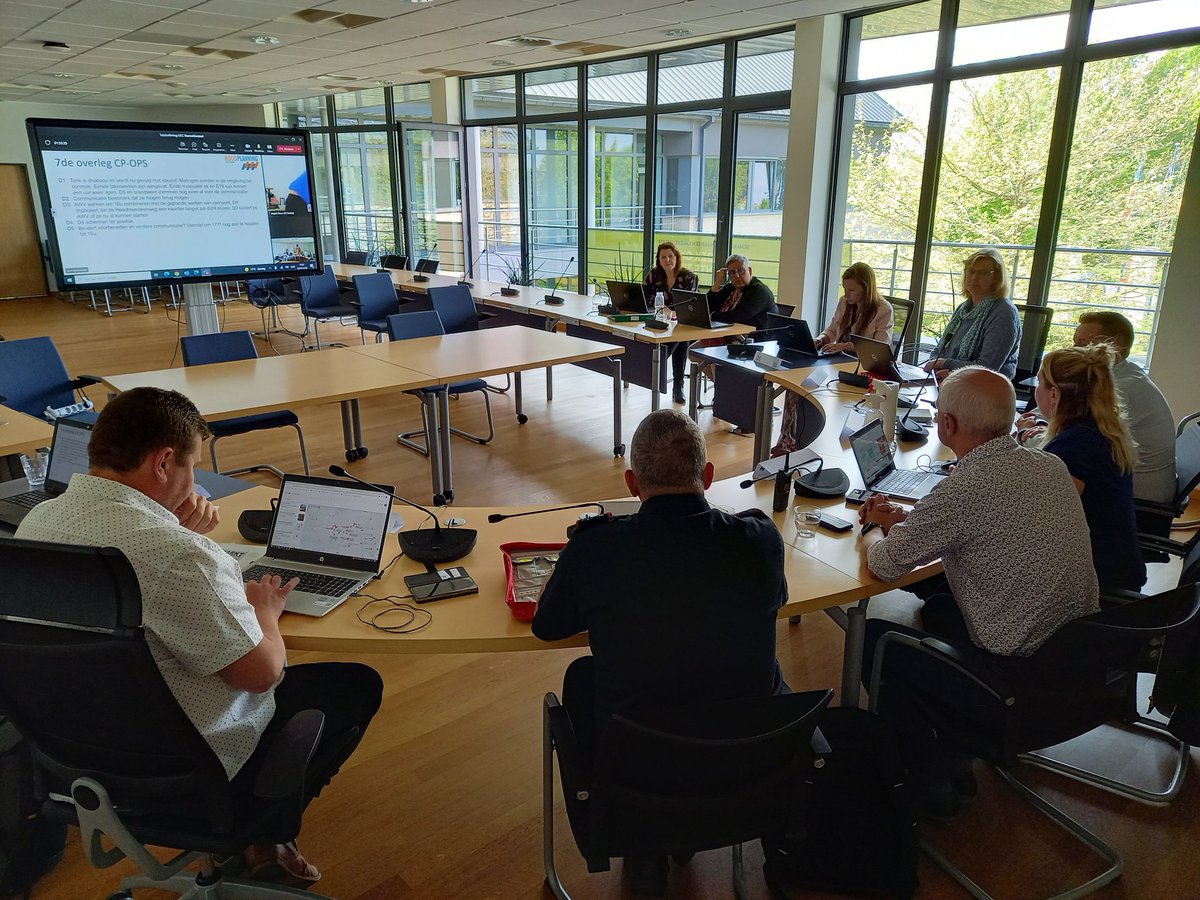 Na 2 jaar Covid-uitstel kon de tafeloefening van het gemeentelijk coördinatiecomité <a href="/Steenokkerzeel_/">Steenokkerzeel 1820</a> eindelijk weer doorgaan. #noodplanning