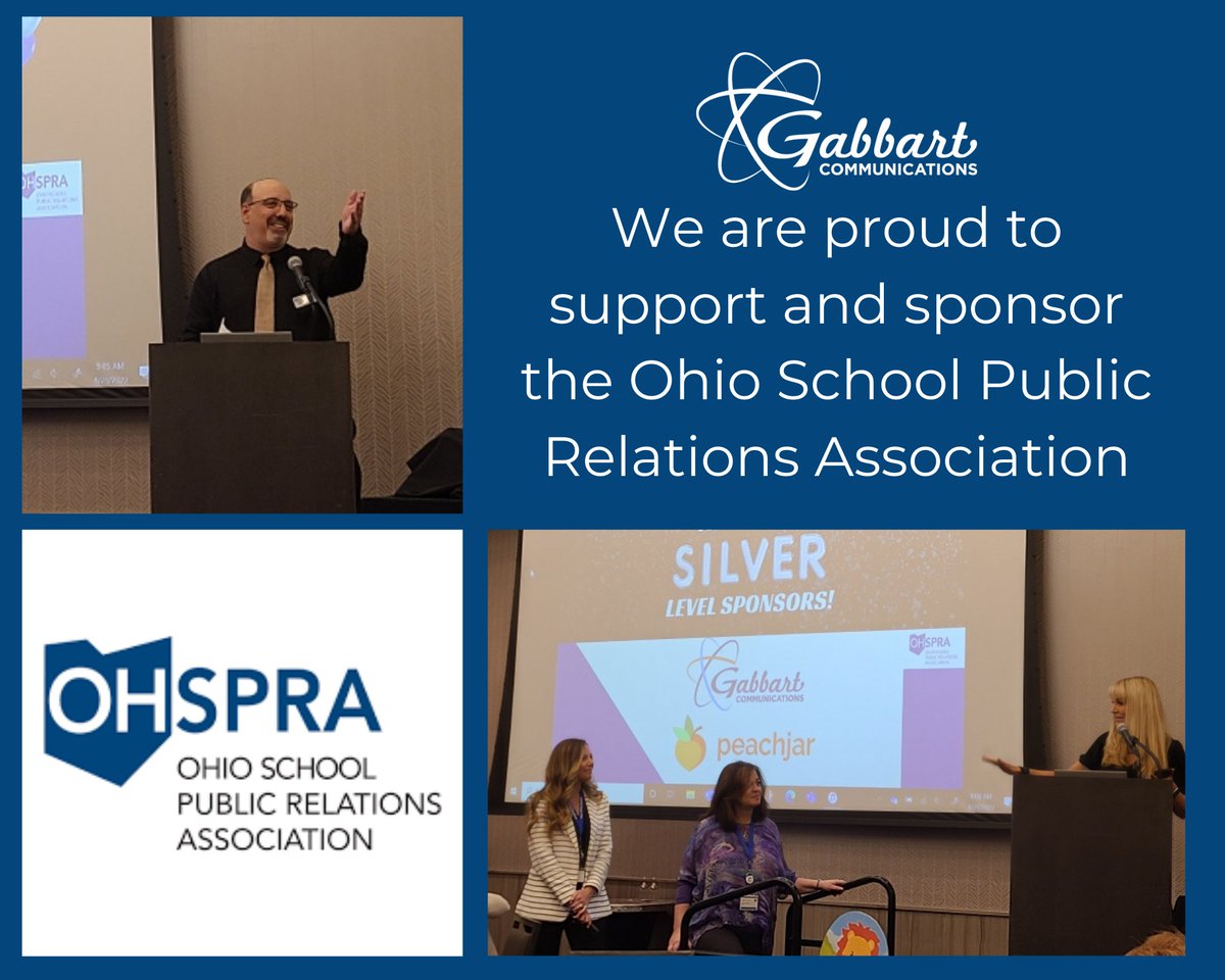 We are proud to support and sponsor  <a href="/OHSPRA/">OHSPRA</a>  Thank you to the Ohio Schools Public Relations Association President, Lou DeVincentis, and Team, for allowing us to be a part of an amazing organization. We appreciate all you do for education!

#OHSPRA #SchoolPR