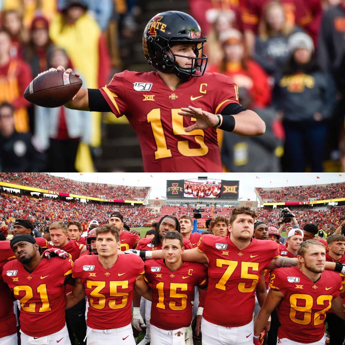 #AGTG Very blessed to say I have received an Offer from Iowa State University. 
@ISUMattCampbell 
@CoachJGordo 
@coach_horsepwr