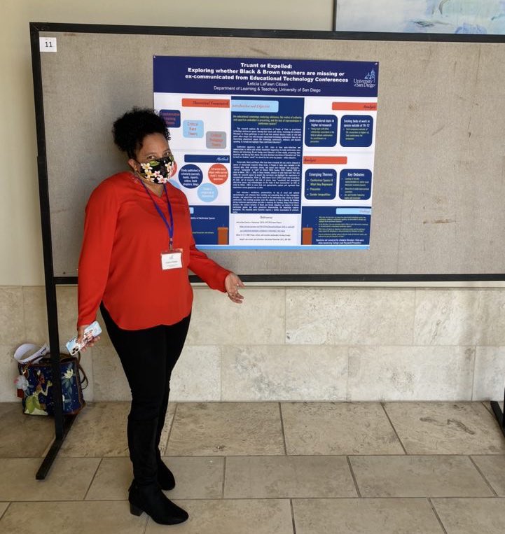 @MsFarinas <a href="/LMUDoctoral/">LMU Doctoral</a> <a href="/LMUsoe/">LMU School of Education</a> That’s real cool! We can only get thru this process w/support.

<a href="/USD_PhDSJ/">usd_phdsj</a> had a showcase last week &amp; our cohort had to present, either virtually or in-person. It was a great exp for my first EVER academic research poster session! There were 2 other departs there, too. <a href="/usdsoles/">USDSOLES</a>