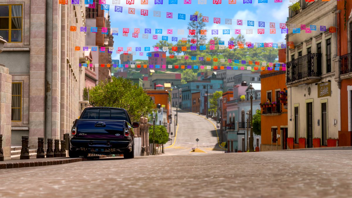 DOR_Ducky's tweet image. This week's new car and Photochallenge

#FestiveColours

2003 F-150 SVT Lighting

@Ford
@WeArePlayground
@Xbox
@Turn10Studios

 #virtualphotoshoot #ForzaHorizon5 #virtualphotography #VGPUnite #TheCapturedCollective #ThePhotoMode #PhotoMode #XboxShare #ForzaShare