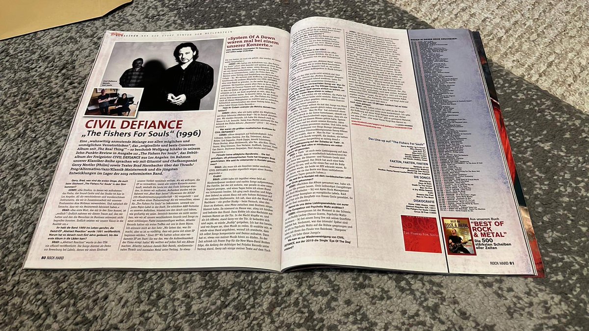 In ROCK HARD magazine!
@rock_hard_de