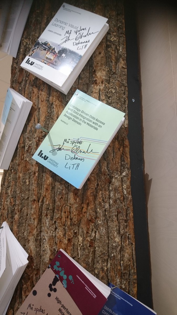 Today, our <a href="/HuanYuLi1/">Huanyu Li</a> nailed his thesis to the knowledge tree at <a href="/liu_universitet/">Linköpings universitet</a> 🎉 Now it's official and the disputation can come!