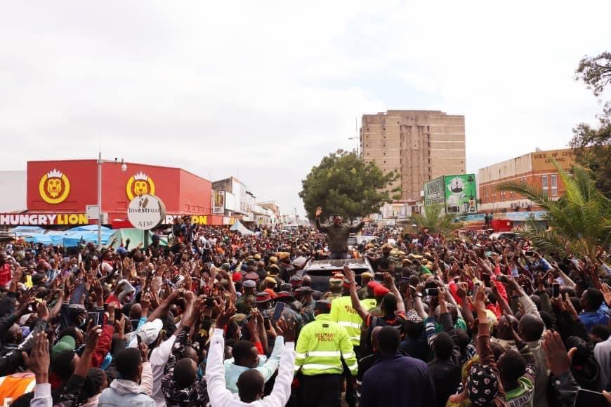 <a href="/HHichilema/">Hakainde Hichilema</a> Amazing how much love HH is getting. This is the love they never wanted us to see. Painted black by state &amp; other operative machinery but it came to pass. They even said he doesn’t smile. 

You love to see it.