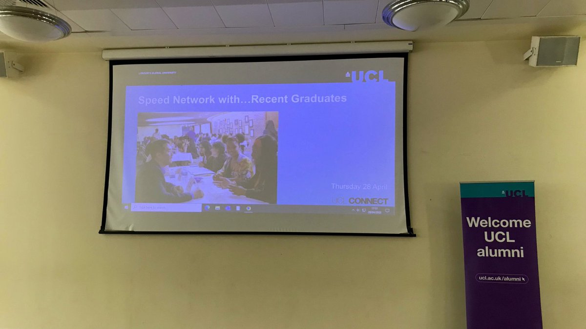 UCLAlumni's tweet photo. For our first in-person #UCLConnect event since early 2020, we're thrilled to be welcoming recent graduates back to campus this evening.
The event will focus on all things networking and @UCL alumna and executive coach Nicole Weiner will be joining us to share her expertise. https://t.co/D44GXzRWJE