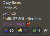 SAGACCESSCARD's tweet photo. Just some profits a few of our Og's made from our early call on bears a lot more there just thought id leak a few ;) #SAGPOWER https://t.co/aZ5Y7WhmLv
