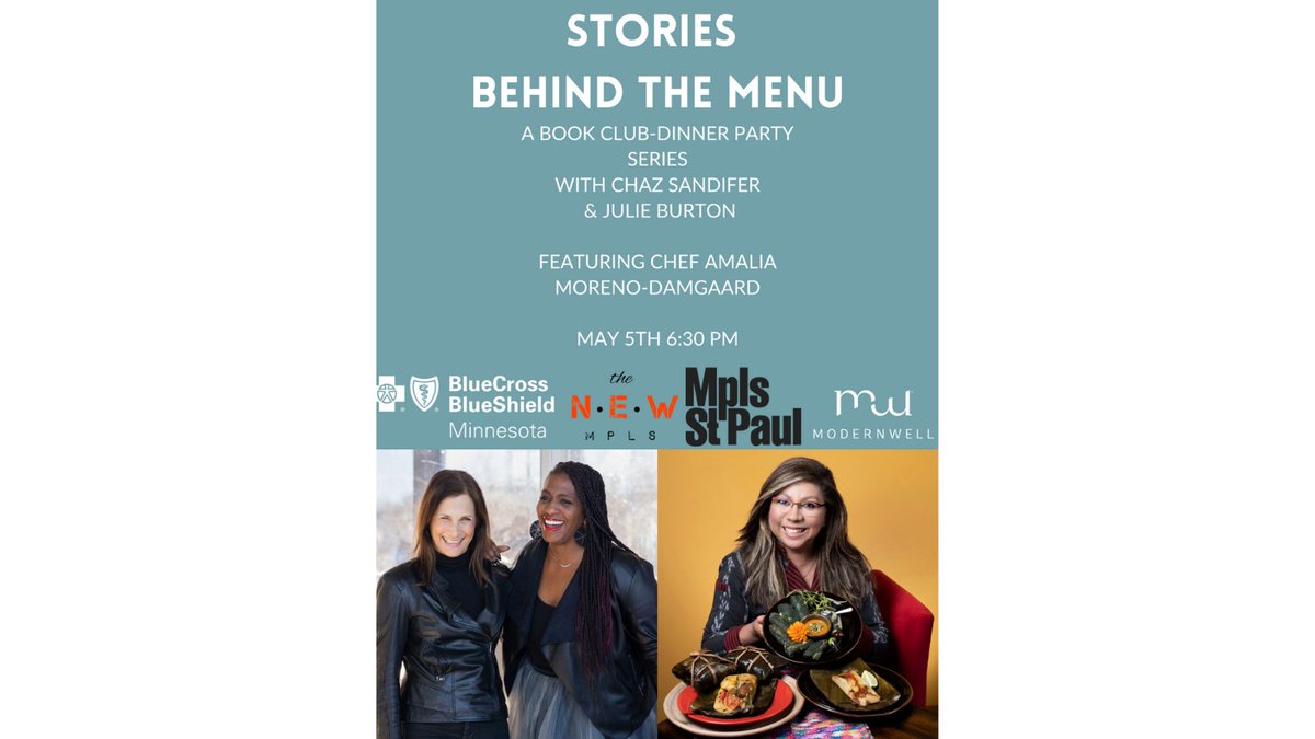 Amalia Moreno-Damgaard (@chef_amalia) on Twitter photo Jois us for "Stories Behind the Menu" A Book Club Dinner Party Series, on May 5, at <a href="/modernwellco/">ModernWell</a> for an amazing evening of storytelling and delicious cuisine. Tickets modernwell.co/events/ Jois us for "Stories Behind the Menu" A Book Club Dinner Party Series, on May 5, at <a href="/modernwellco/">ModernWell</a> for an amazing evening of storytelling and delicious cuisine. Tickets modernwell.co/events/