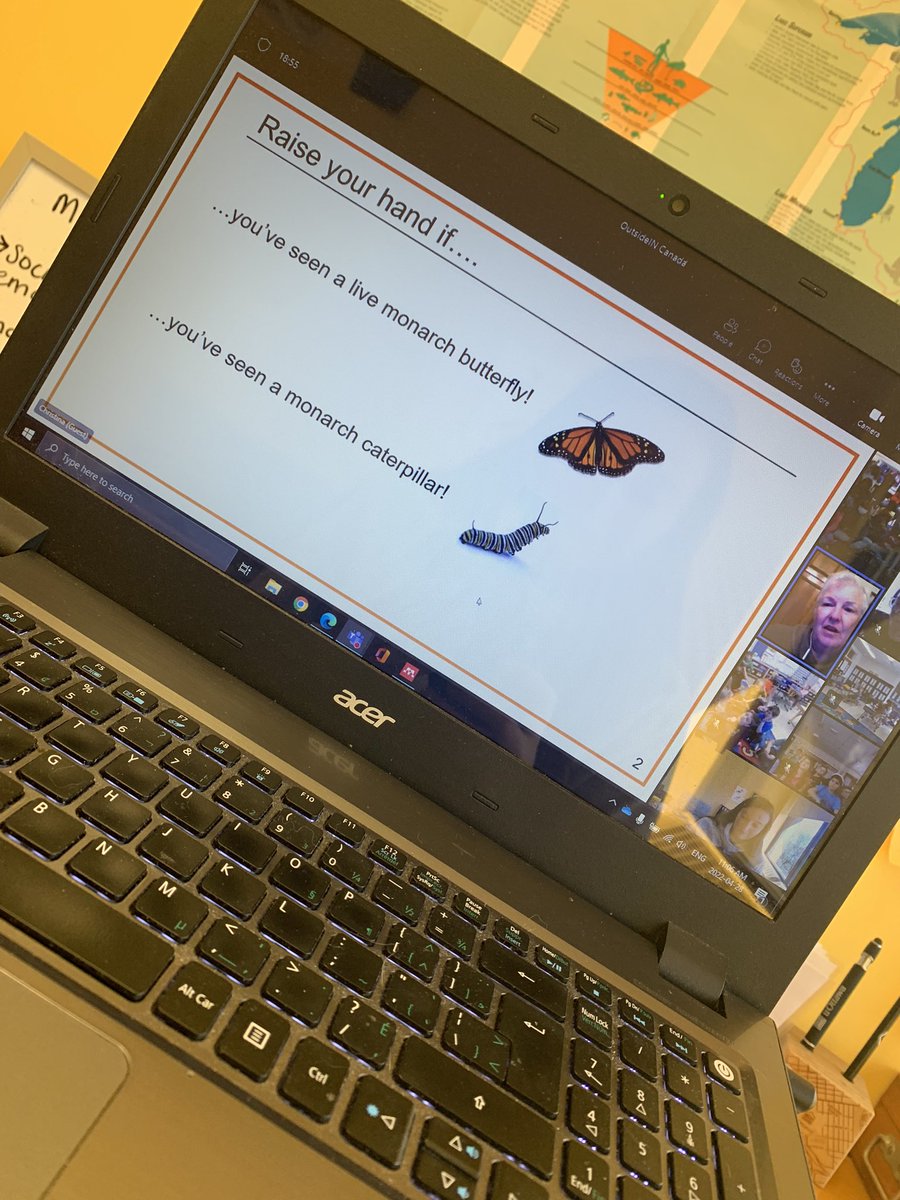 Ms_DeRochie's tweet photo. This month’s #OutsideIN program was all about #Pollinators with a special guest speaker, Christina Enright, to discuss the #MonarchButterfly!
Hard to believe there are only two visits left! #EnvironmentalEducator #Grade2 https://t.co/KRWgFAdsEg