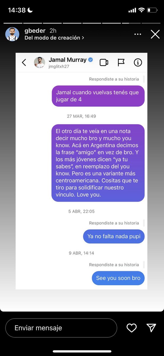andresjuampi10's tweet photo. Por si ustedes no lo siguen a @gbeder en Instagram, les dejo esto que me alegró el día por completo. Te quiero Germán! https://t.co/a9WFmbutVy