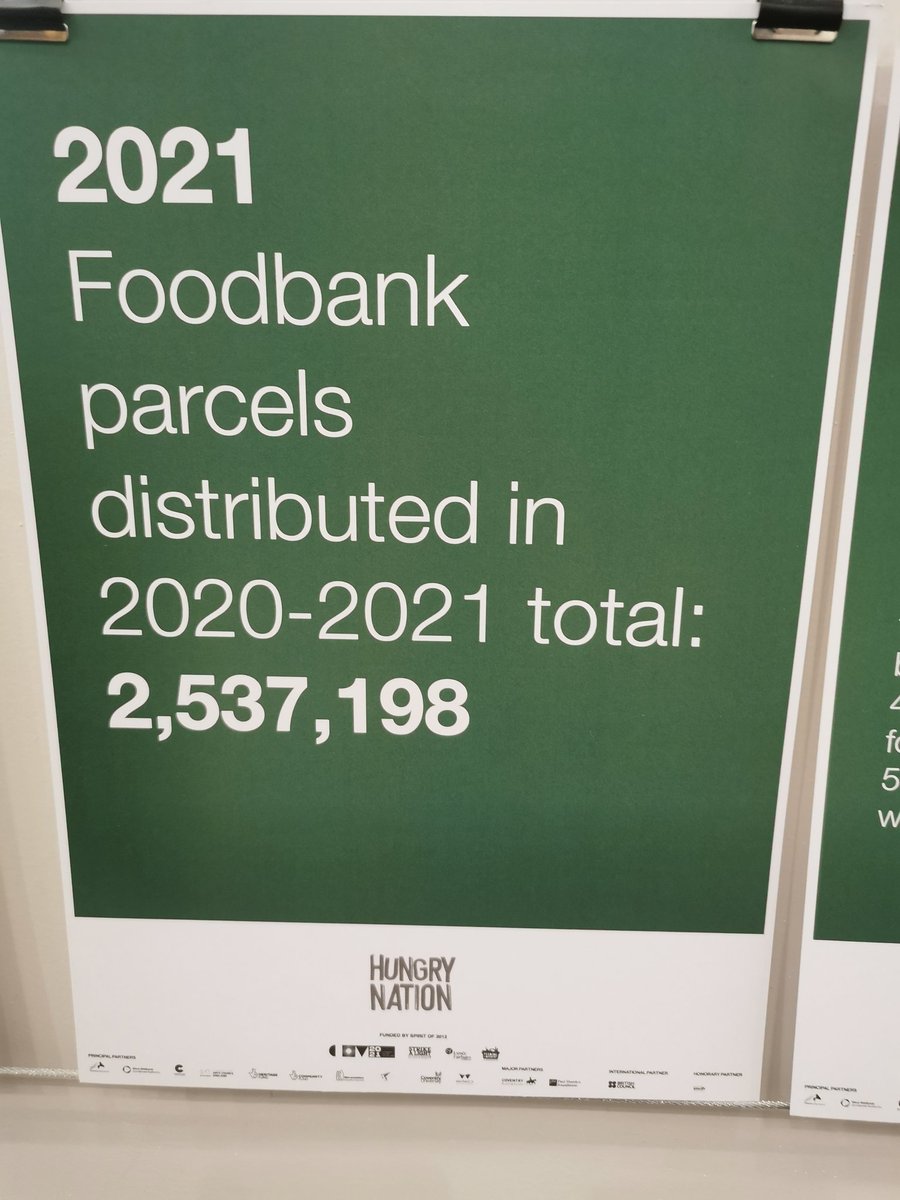 Really privileged to be able to head to Coventry today to see #hungrynation, let's make access to food a right, nobody should go hungry! Congrats <a href="/tomtheatre/">𝖳𝗈𝗆 𝖡𝖾𝗏𝖺𝗇</a> @strike_a_light and Foleshill Community Centre for platforming such an important issue ❤️