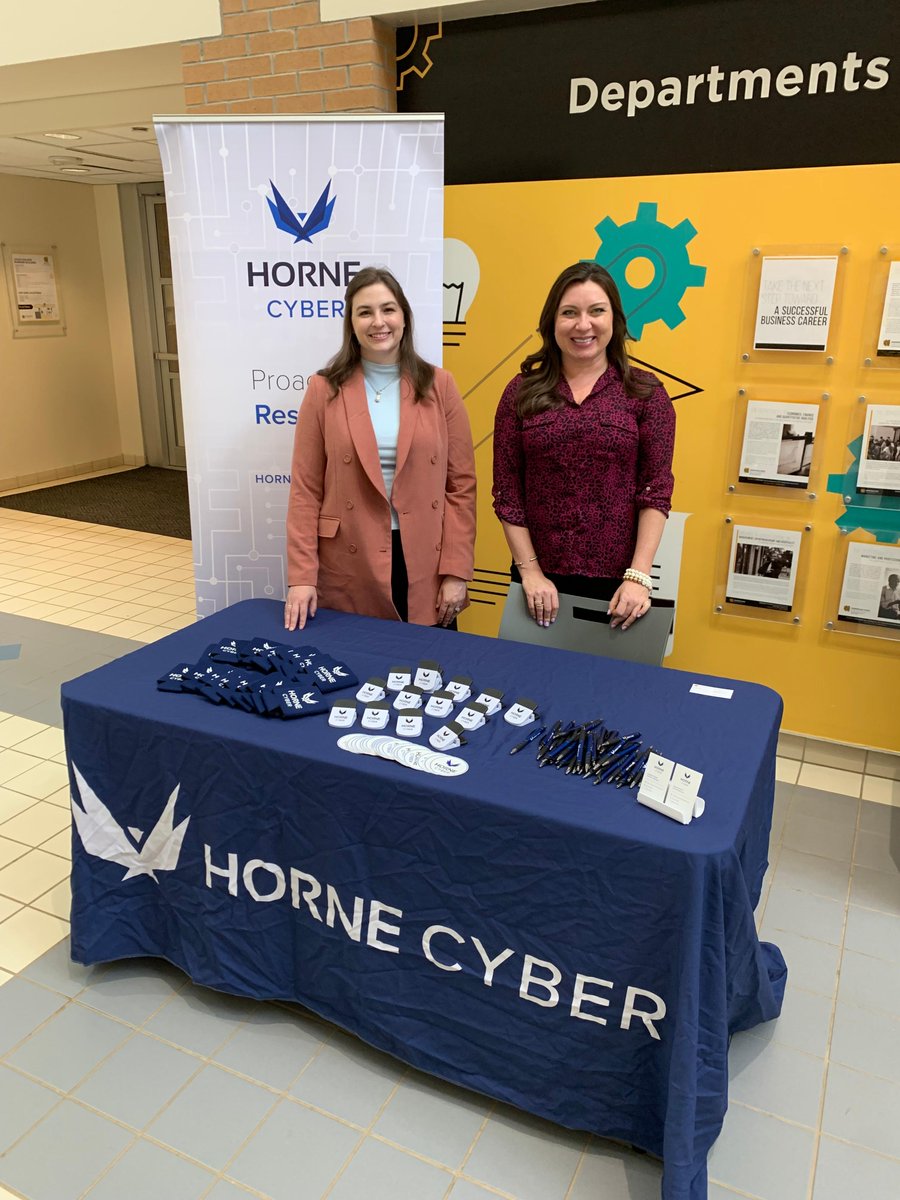 Another awesome week of recruiting! We loved spending time with <a href="/ColesCollege/">Coles College at KSU</a> &amp; @UNG_News students. We have great career opportunities we’d love for you to apply to! To learn more about opportunities at HORNE Cyber, visit hubs.la/Q01954VN0
#Internships #CybersecurityCareer