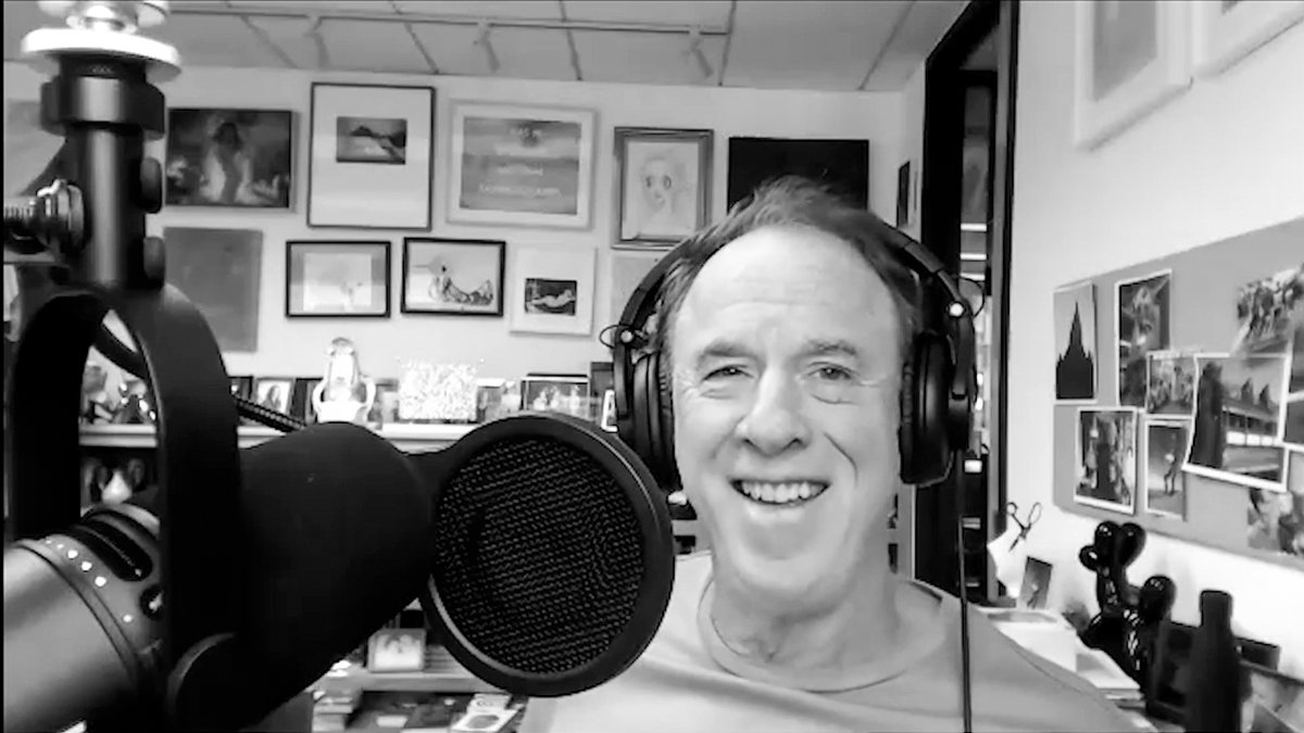 lizbigham's tweet photo. Chris Bogart talked to John Quinn about innovation in law -- including @quinnemanuel artist in residence program. Watch or read >  https://t.co/4QCSJFccni https://t.co/kpHfbS4qQu