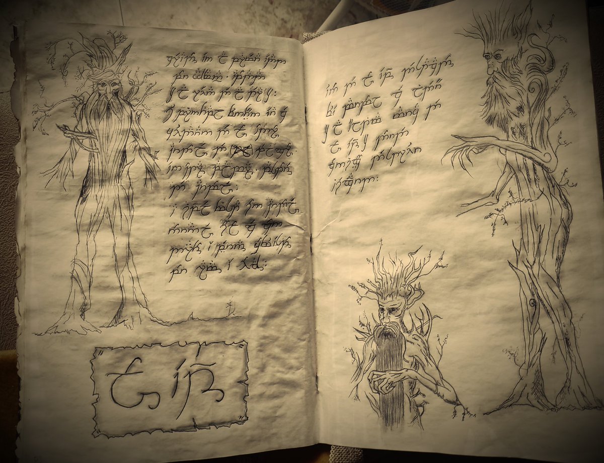 Glaerdan's tweet photo. Nueva página de mi Tolkien Book. #Ents #Tolkien #tolkienbook @SocTolkien @Manuelprz91 @Edhellond @SmialMordor @SmialMithlond @Smial_Ramoburgo @SmialDragonVerd @SmialEredLuin @SmialArnor https://t.co/2z5h80h9Qw