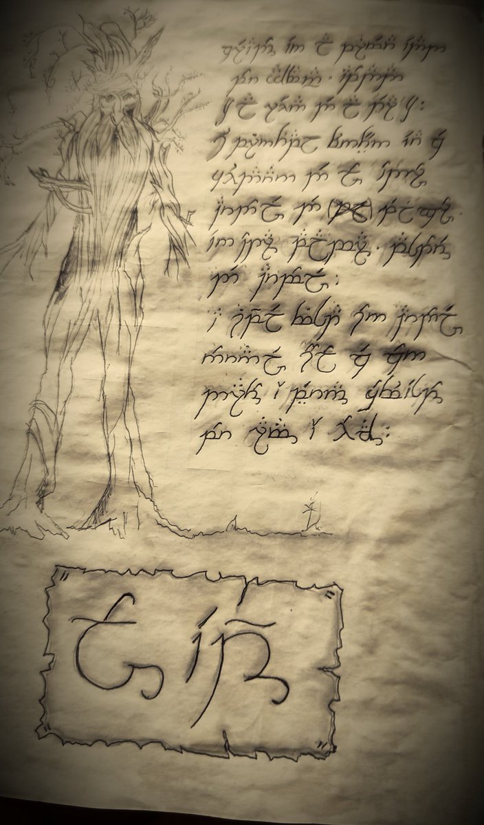 Glaerdan's tweet photo. Nueva página de mi Tolkien Book. #Ents #Tolkien #tolkienbook @SocTolkien @Manuelprz91 @Edhellond @SmialMordor @SmialMithlond @Smial_Ramoburgo @SmialDragonVerd @SmialEredLuin @SmialArnor https://t.co/2z5h80h9Qw