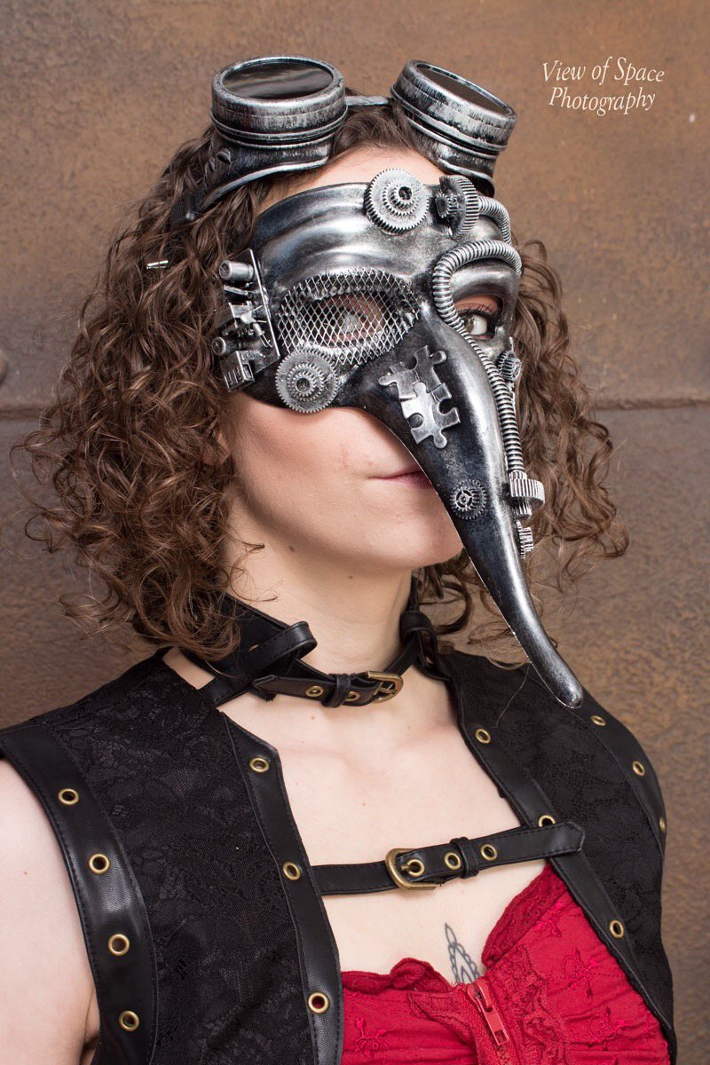 ViewofSpace's tweet photo. #Steampunk #masks #viewofspace https://t.co/iC3QnOm7GR
