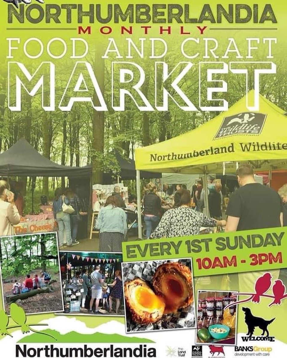 It’s a busy Bank Holiday Weekend in store! This Saturday we’ll be back at Alnwick Market, between 9am and 4pm. On Sunday we’ll be at Tynemouth Station between 9am and 3pm, and also at the wonderful Northumberlandia for the monthly food and craft market, 10am until 3pm!