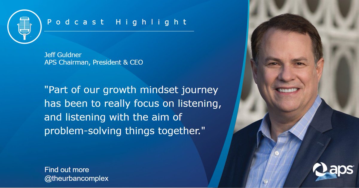 apsFYI's tweet image. What does a growth mindset have to do w/ how we provide power to our customers? And how does that growth mindset lead to innovation &amp;amp; partnerships so we can collaboratively create a clean energy future? APS CEO Jeff Guldner &amp;amp; @theurbancomplex discuss: apple.co/3KkIjFr