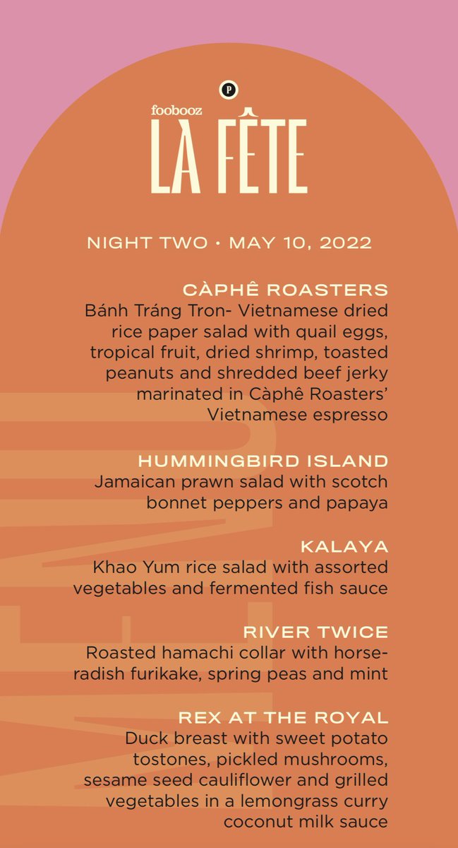 La Fête. It’s like Philly Cooks… but better. 2 nights, 5 chefs, 5 courses, 5 signature cocktails, all under the stars. See the menus to find which night is right for you! phillymag.com/lafete/ 
#philly #lafete #phillycooks