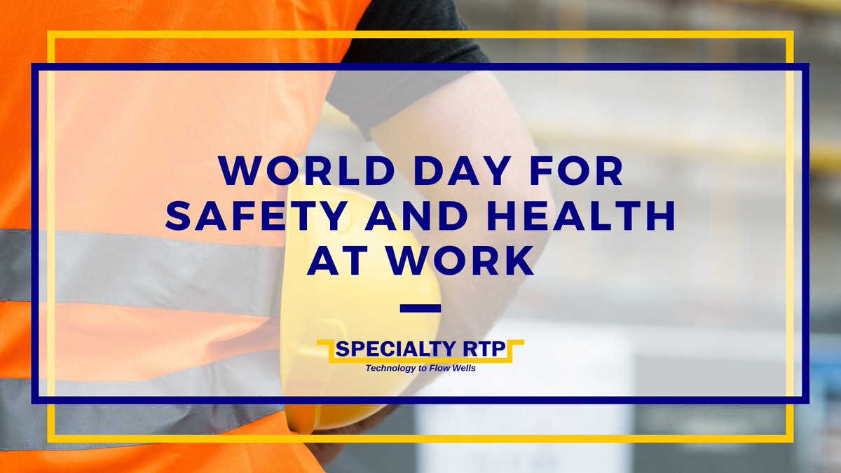 SpecialtyRTP's tweet photo. World Day for Safety and Health at Work is an important reminder to put health and safety first.  Specialty RTP would like to thank all of our employees who continue to train, communicate, and work hard to put safety as our number one priority. 

#worlddayforsafetyandhealthatwork https://t.co/4m8Y4waogC