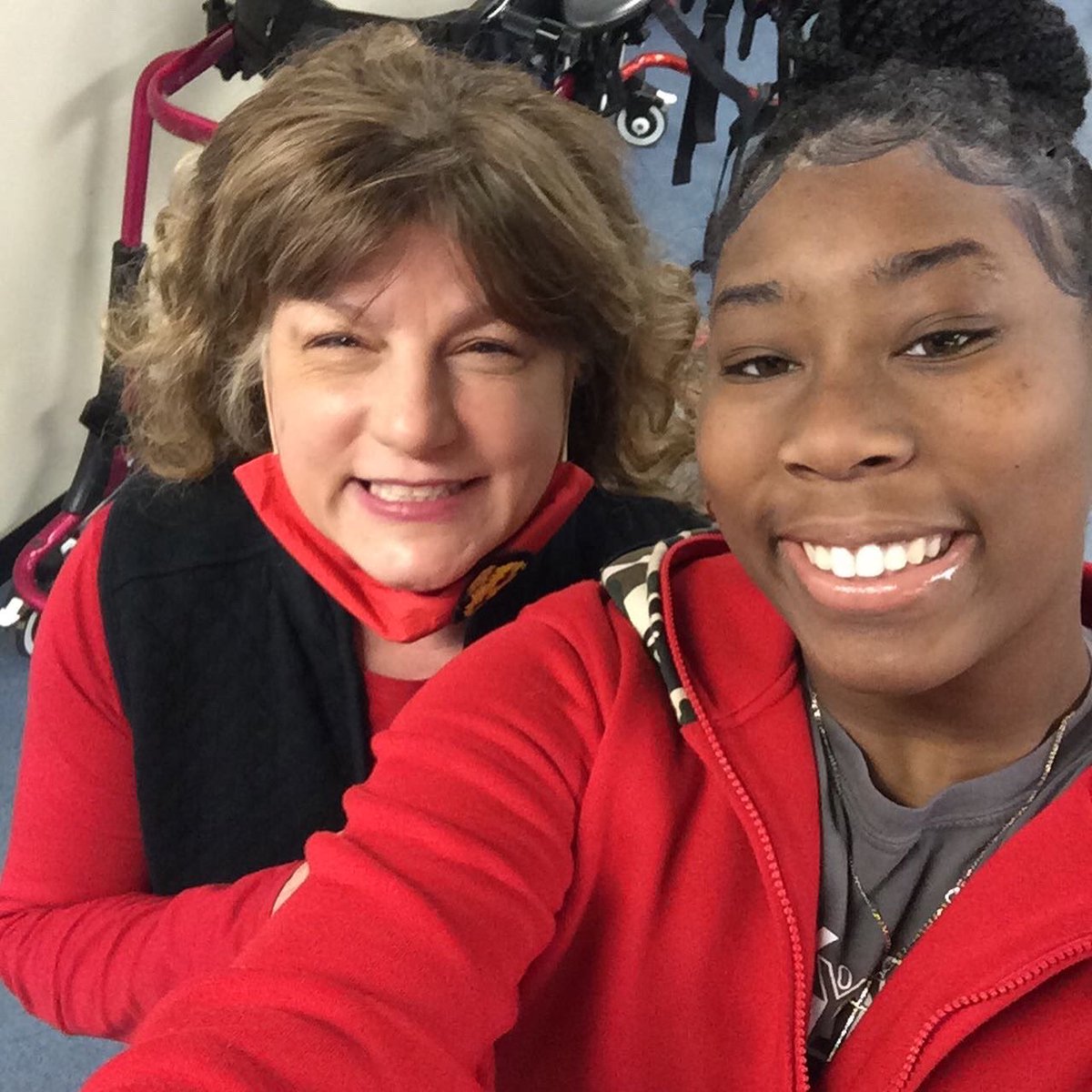 Today was Sensory Friendly Thursday! Students and staff wore their most comfy clothes.  Join in tomorrow for Light it Up Blue and our Day of Code by wearing blue! 💙