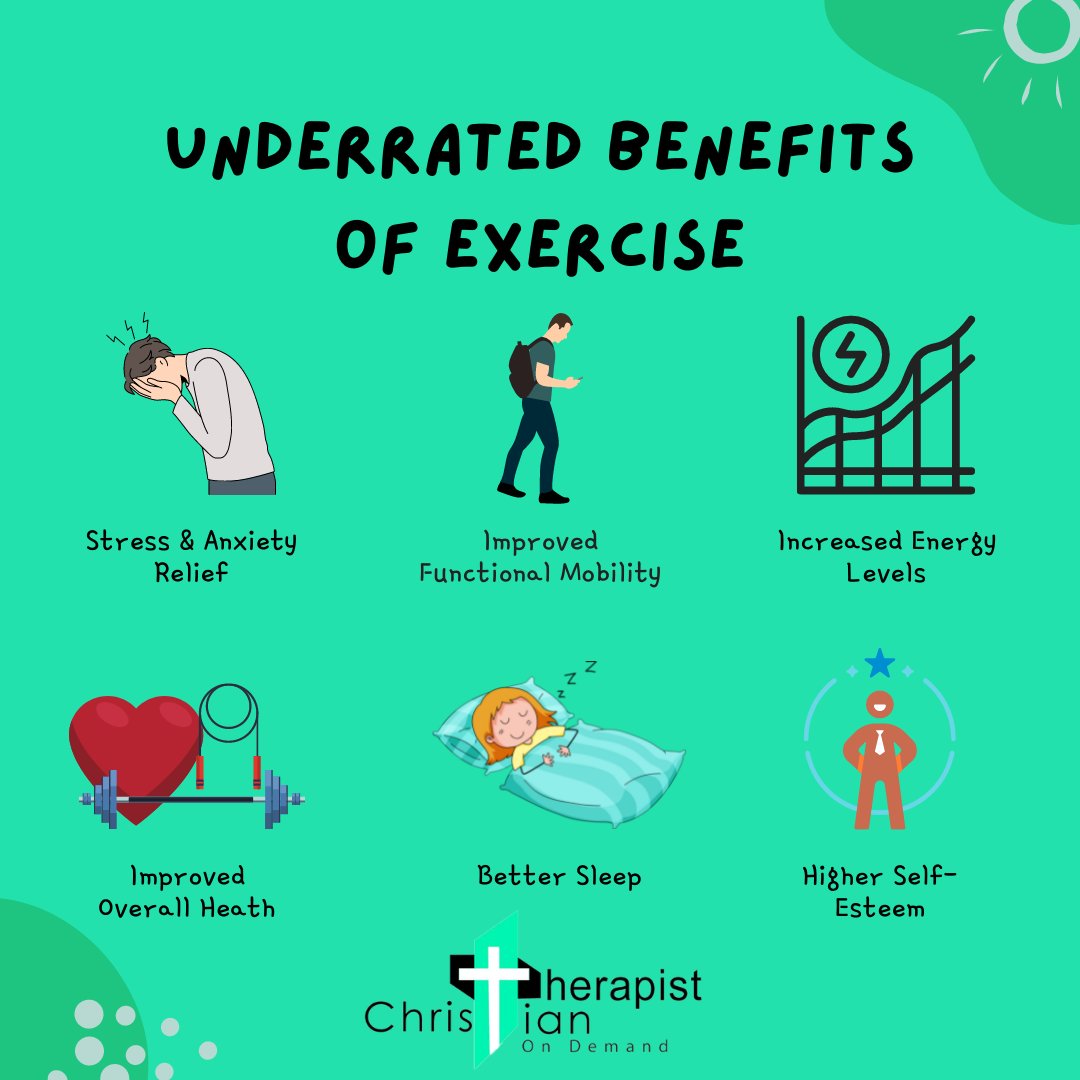 CTODapp's tweet photo. Exercise is beneficial to your mental health too! It helps you sleep, boosts your mood and your confidence. #exercise #ctodapp #mentalhealthawareness #ctod https://t.co/utEMyxpliB