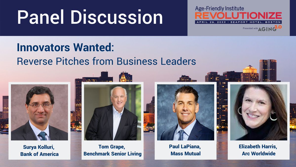 Arc Worldwide (@arcww) on Twitter photo Tomorrow, our Chief Strategy Officer Elizabeth Harris will join an exciting panel of experts at #Revolutionize2022 with <a href="/BankofAmerica/">Bank of America</a>, <a href="/massmutual/">MassMutual</a> and <a href="/BenchmarkSL/">Benchmark Senior Living</a> to discuss the reimagination and redirection of the future of aging. Go Elizabeth! Tomorrow, our Chief Strategy Officer Elizabeth Harris will join an exciting panel of experts at #Revolutionize2022 with <a href="/BankofAmerica/">Bank of America</a>, <a href="/massmutual/">MassMutual</a> and <a href="/BenchmarkSL/">Benchmark Senior Living</a> to discuss the reimagination and redirection of the future of aging. Go Elizabeth!
