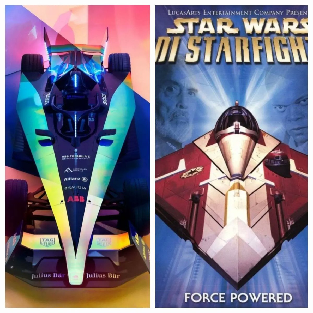 OK, o novo carro da <a href="/FIAFormulaE/">Formula E</a> parece feito para um Jedi...

#StarWars