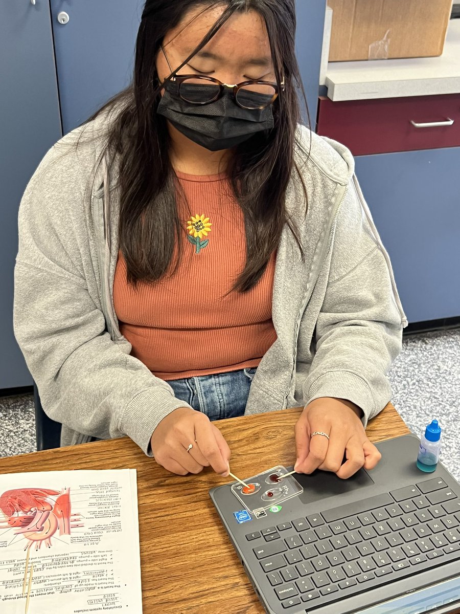 zhenbio's tweet photo. Who’s blood is it?? 🩸🩸
Blood typing analysis @zhenbio 
#TodayatWHS https://t.co/4UMhRveI64
